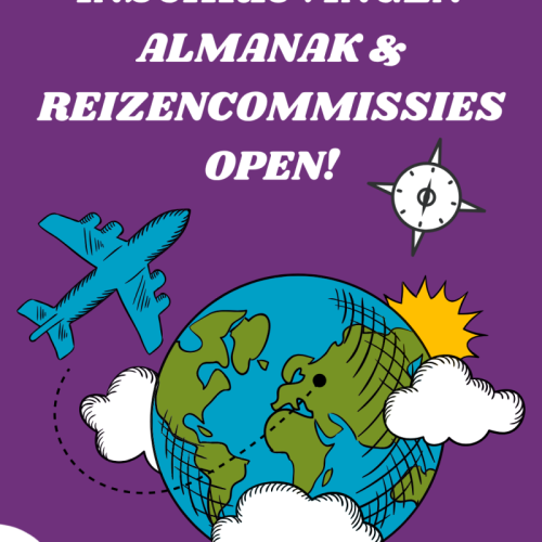Inschrijven Almanak en Reiscommissies